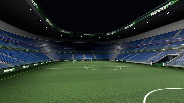 Stands at night
